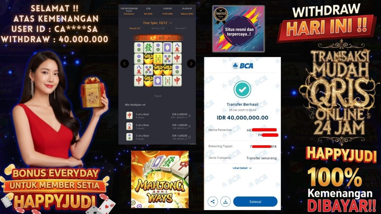 HAPPYJUDI JACKPOT SLOT MAHJONG WAYS